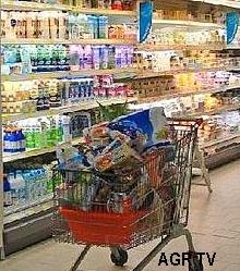 Impennata dei prezzi dei beni alimentari