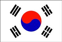 Bandiera Corea del Sud