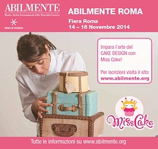 Miss Cake Abilmente Roma 14-16 Novembre 2014