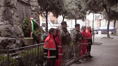 omaggio della CRI Croce Rossa Italiana Corpo Militare ai Caduti di Nassiriya