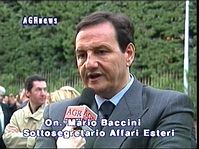 Mario Baccini -  Sottosegretario Agli Esteri 