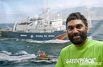 Kumi Naidoo, direttore di Greenpeace International 
