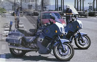 moto della Polizia stradale