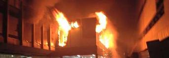 Aereoporto di Fiumicuno - incendio terminal 3 