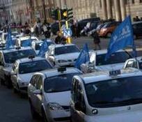 Roma Sciopero dei TAXI