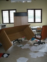 scuola danneggiata